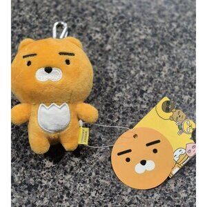 Official Kakao Friends Ryan Mini Plush Doll- Brand New w/ Tag (4" Tall)